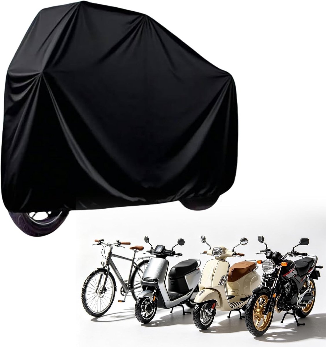 Waterdichte motorhoes voor buitengebruik 180 x 120 cm - Bescherming tegen zon, stof en regen