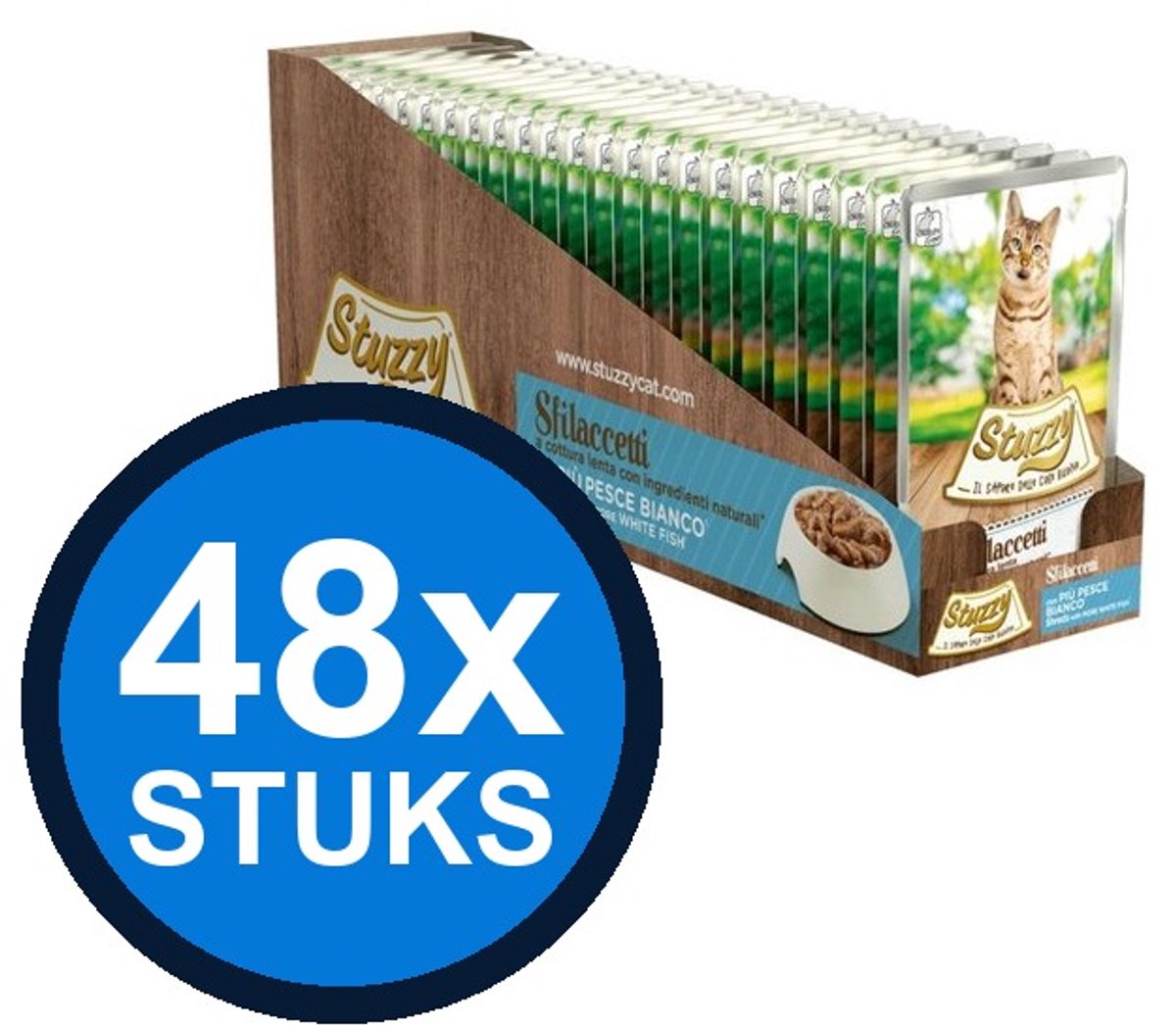 48x Stuzzy Kat Shreds vis 85gr