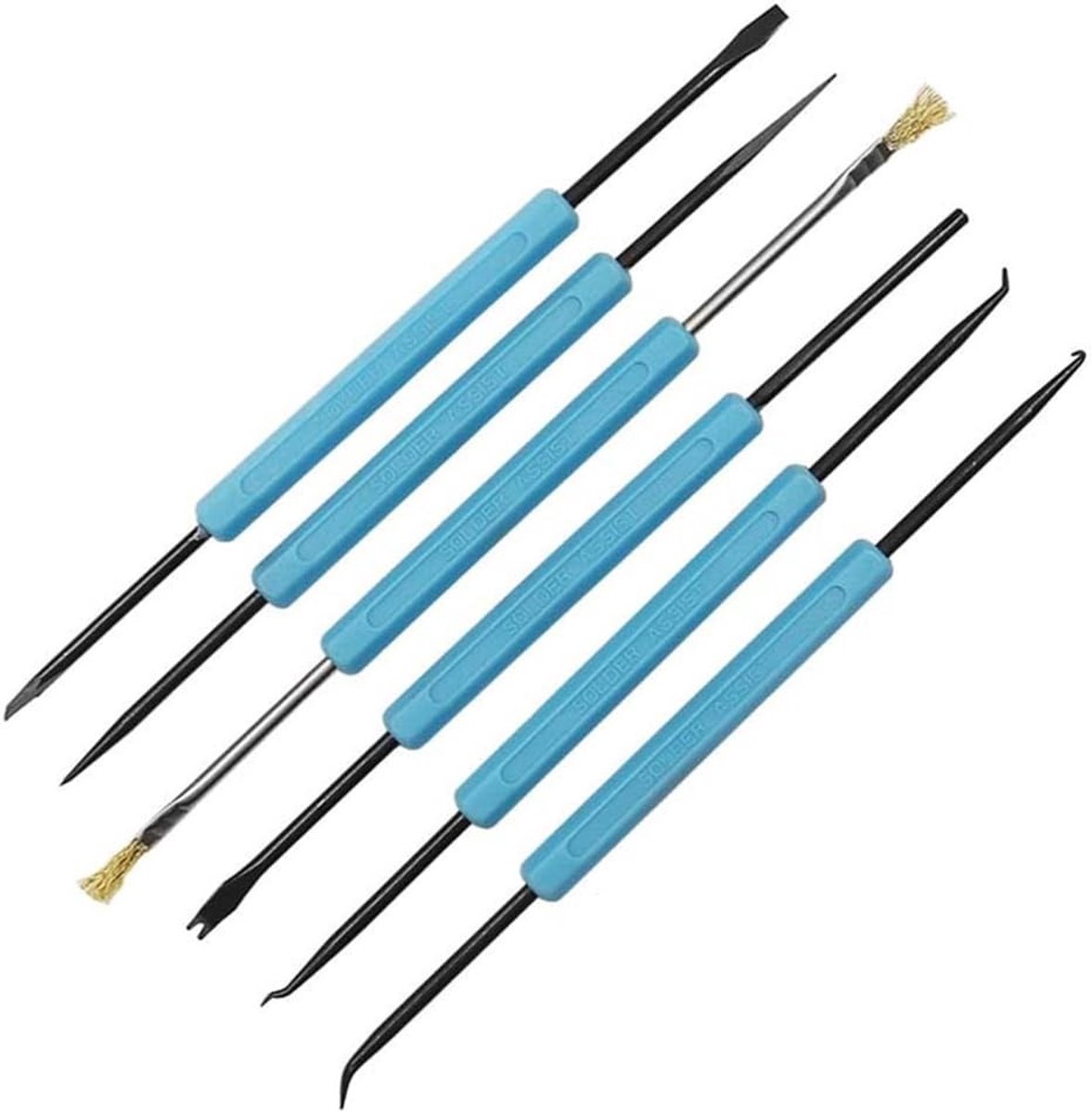 Soldering Aid Set van 6 Stuks voor Elektronische Reparatie - Hulpstukken voor PCB, Soldeerwerk en Circuits