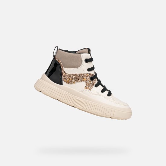 Halfhoge sneakers Laquinny GEOX wit