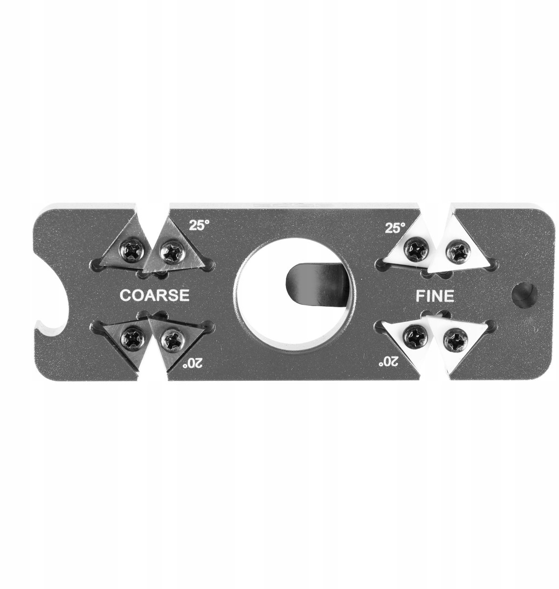 The Edge edcSHARP EDC Slijper Aluminium 20/25 Graden Zilver