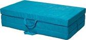 Opvouwbare matras, bed, foam 120x200x10cm - Blauwe