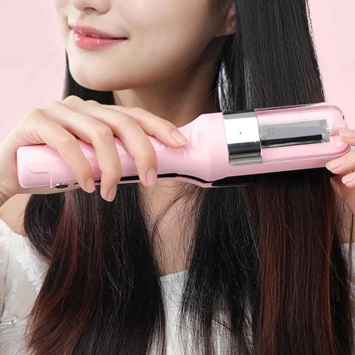 2-in-1 tondeuse, 3 watt, USB-voeding, 500 mAh accu, professionele draadloze tondeuse, Geschikt voor droog, beschadigd en broos haar Geschikt voor gespleten punten.