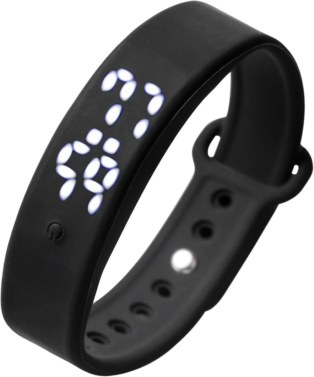 Vibratie alarmband met timer en 10 dagelijkse alarmen, stille wekker voor kinderen en volwassenen met trillingsfunctie