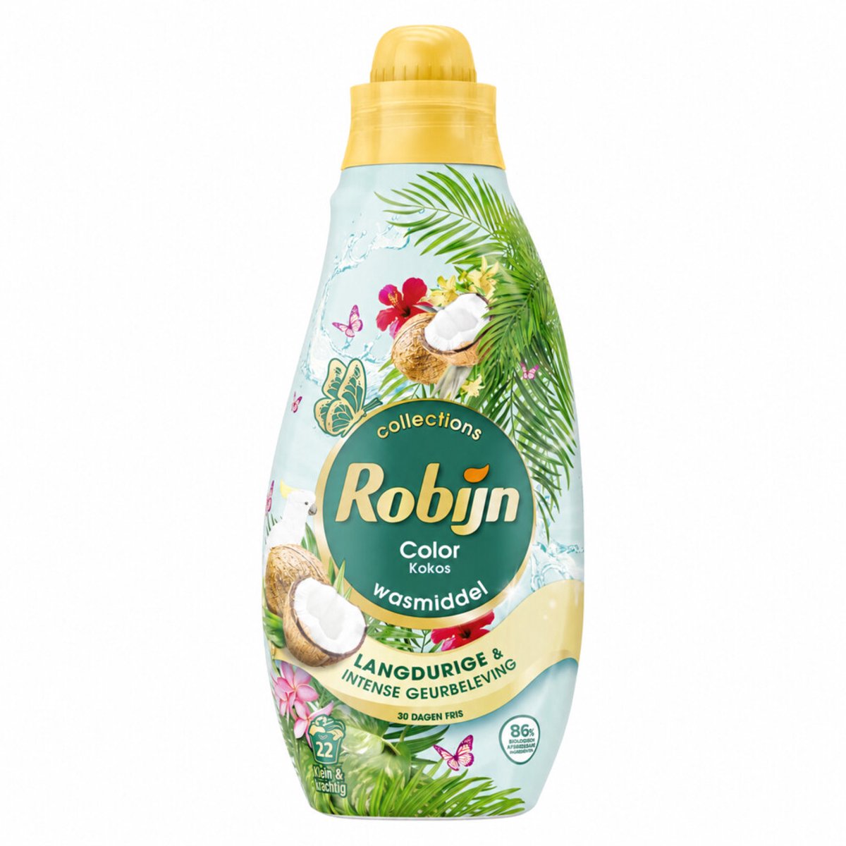 Robijn Klein & Krachtig Wasmiddel Kokos Sensation 22 Wasbeurten 665 ml