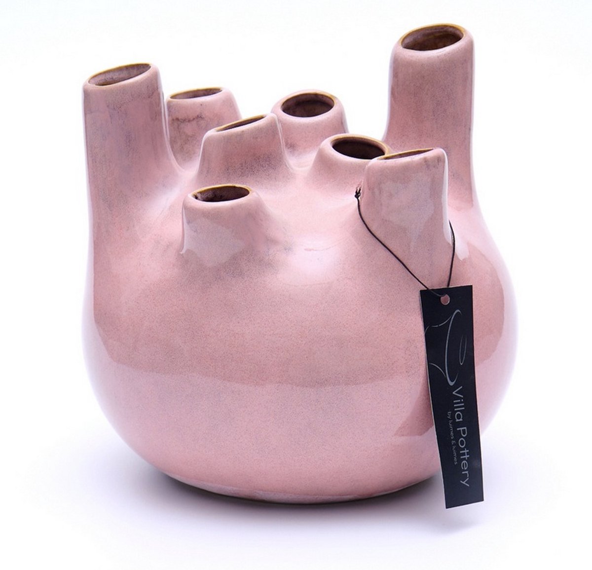 Villa Pottery Vaas - Villa Pottery - Decoratie - Woondecoratie - Porselein - Waterdicht - Isabelle 1_3 Light Pink Roze