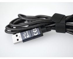 Smrter SMRTER_HYDRA_ULT_BK USB-laadkabel USB 2.0 USB-A stekker, USB-C stekker, Apple Lightning stekker, USB-micro-B ste