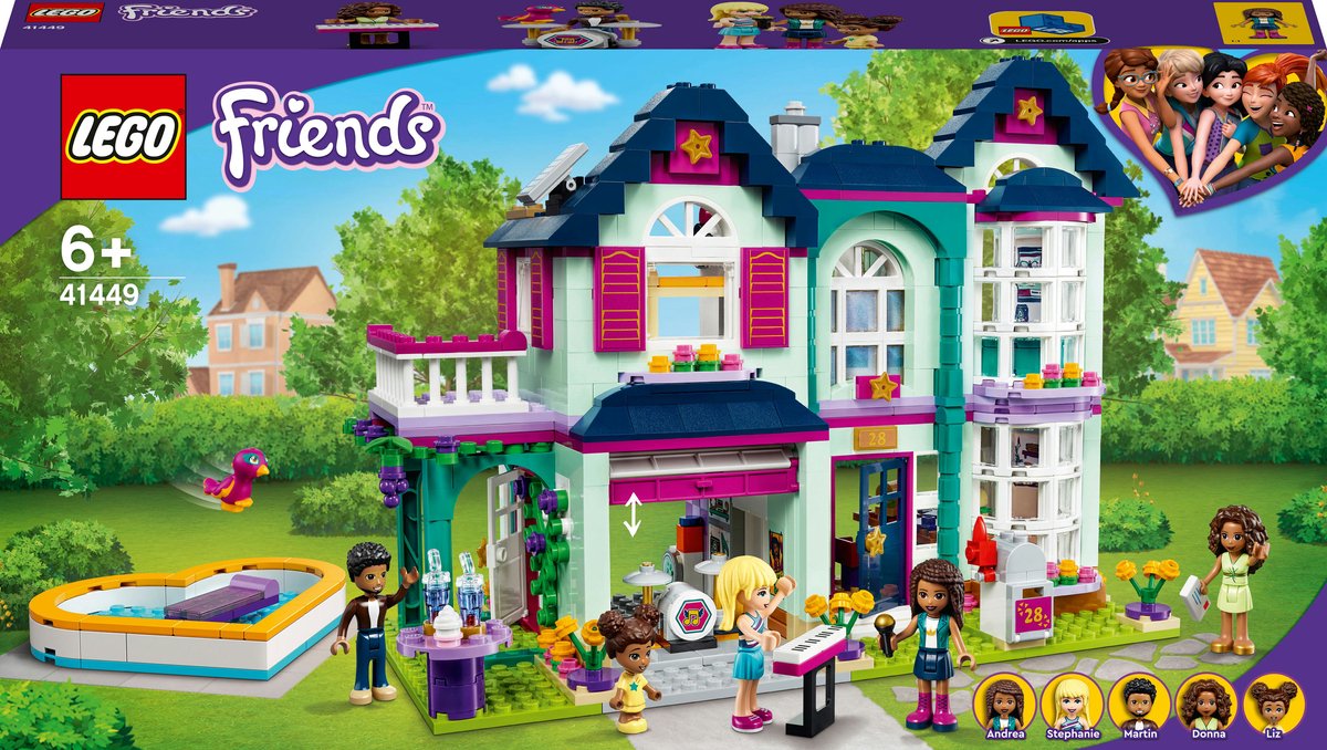 Bol.com LEGO Friends Andrea’s familiehuis 41449 aanbieding