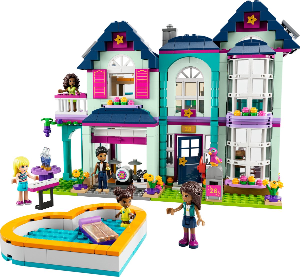 LEGO Friends Andrea’s familiehuis 41449 — afbeelding 2