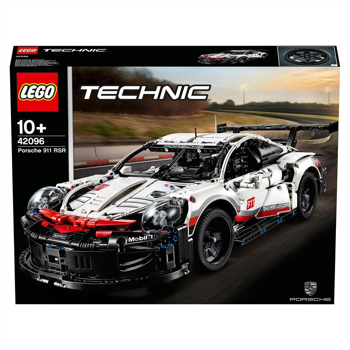 Bol.com LEGO 42096 Technic Porsche 911 RSR Raceauto Exclusief Verzamel en Displaymodel, Bouwpakket Auto, Geavanceerde Racewagen aanbieding