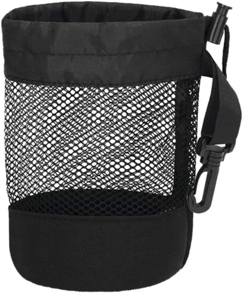 Duurzame Nylon Net Golfbal Tas met Trekkoord voor Opslag van Golf- en Tafeltennisballen, Ideaal voor Golfaccessoires en Sportuitrusting
