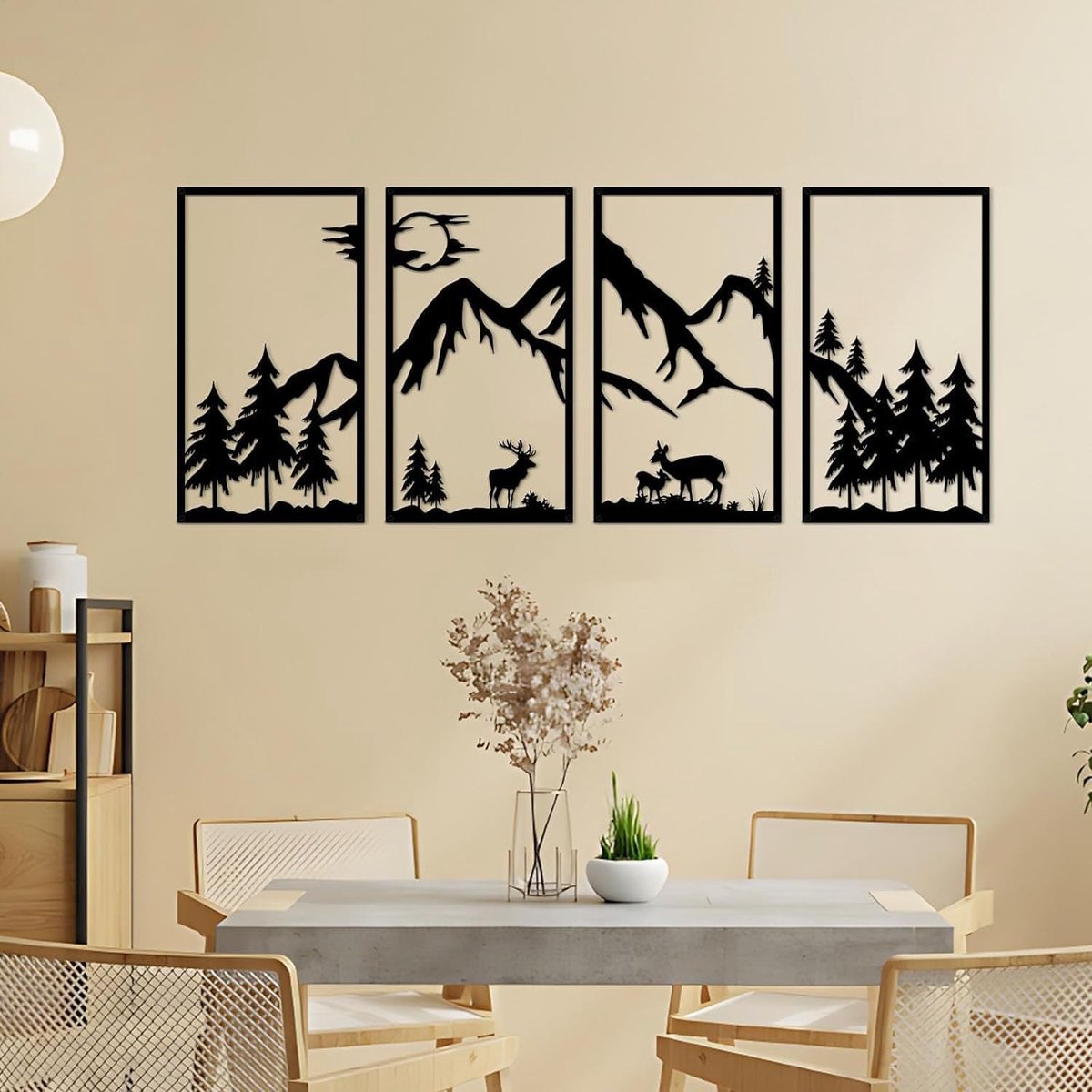 Wanddecoratie - Metaal - Modern