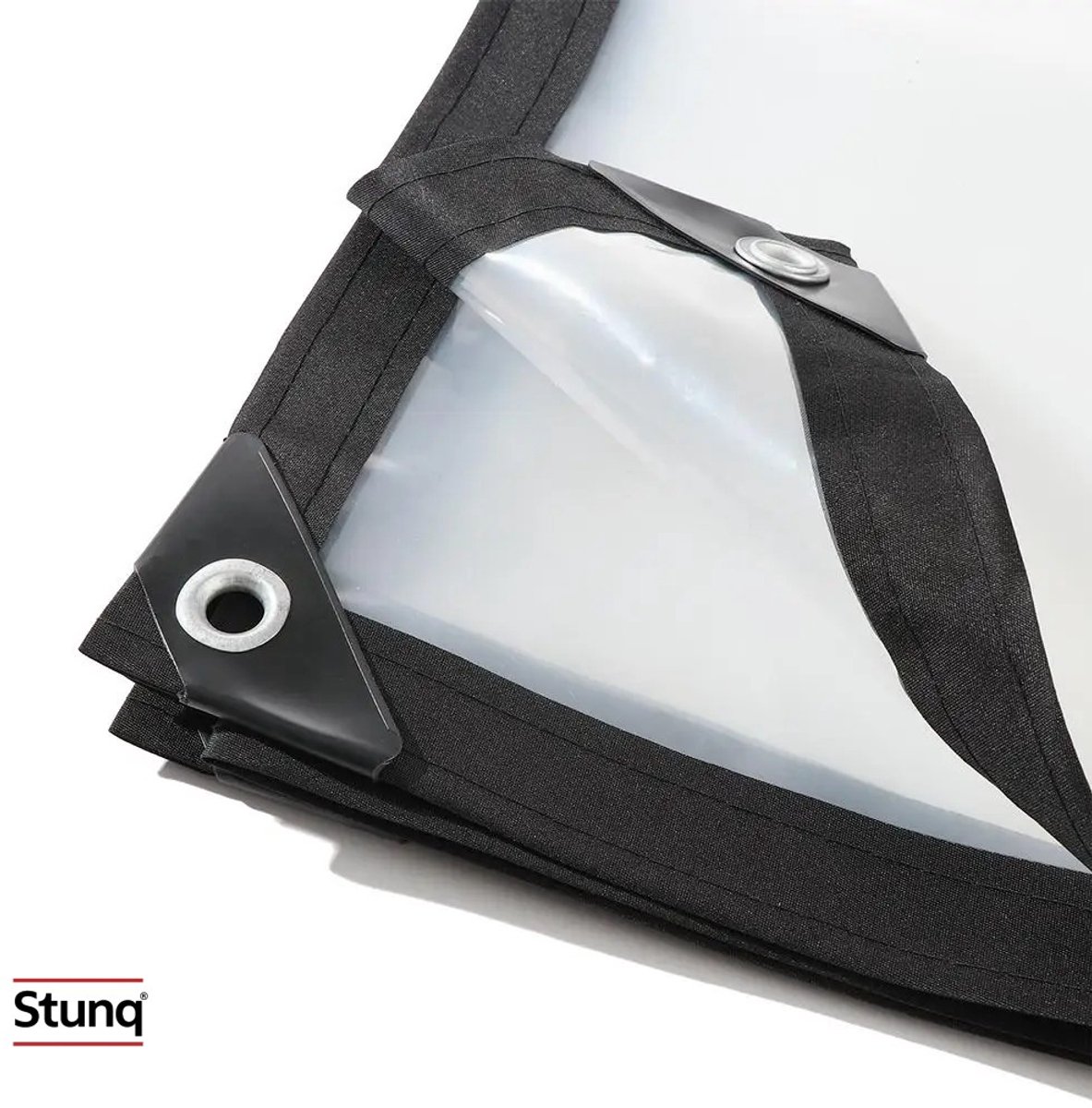 Stunq® Transparant plantenhoes 1x2 m - waterdicht zeildoek met oogjes