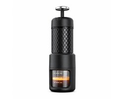 Handmatige Espressomachine – Draagbaar Koffiezetapparaat – Voor Capsules & Gemalen Koffie – RVS Binnenwand
