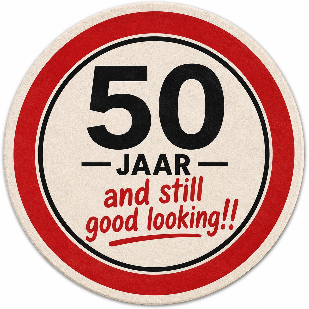 Bierviltjes "50 JAAR" AND STILL GOOD LOOKING (50 stuks)