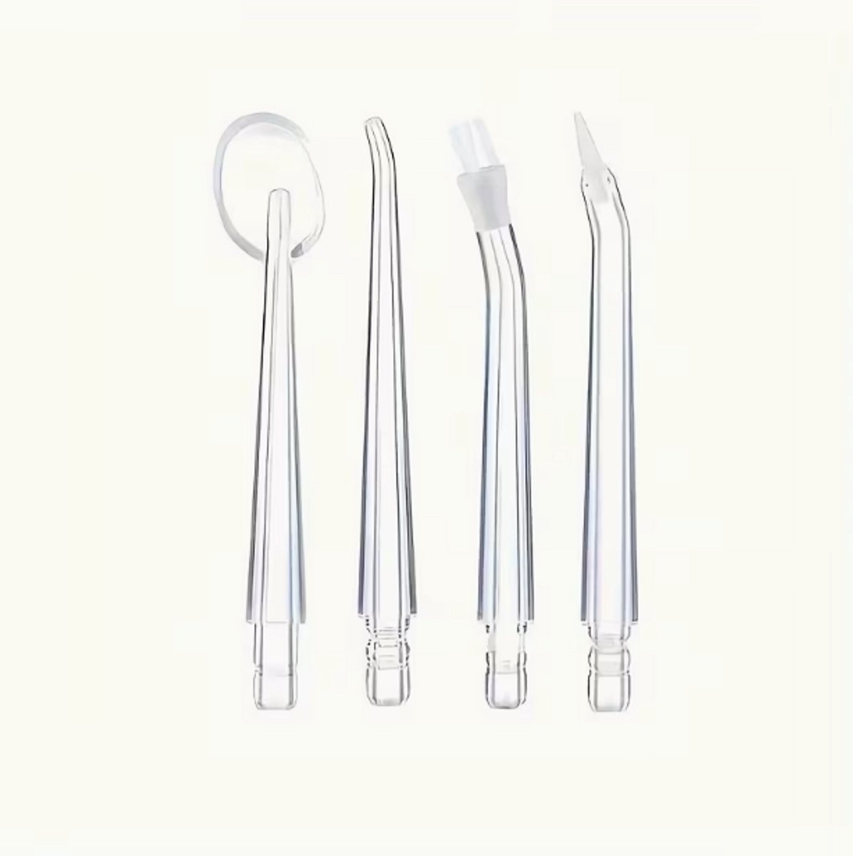 Waterflosser Mondstukken – 4 Stuks – Vervangende Opzetstukken – Voor Monddouche & Waterflosser – Geschikt voor Inventex