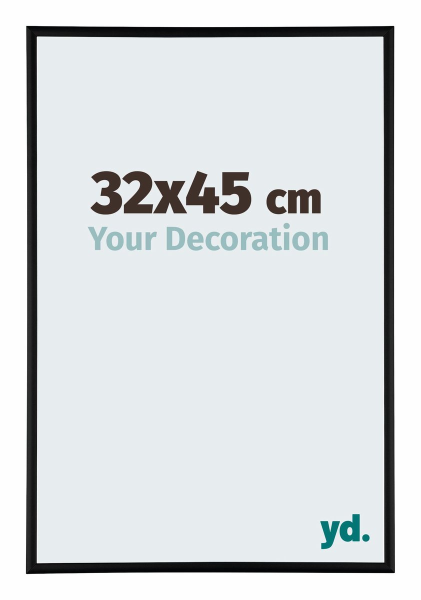 yd. Your Decoration - Fotolijst 32x45 cm - Aluminium - Zwart Mat - Kent