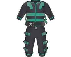 Modern Lifestyle Technologies - EMS Pak - 20 Elektroden - Full Body Workout in 20 Min - Draadloos met App - Voor Spieropbouw & Vetverbranding - Thuisgebruik - Donkergroen XXL