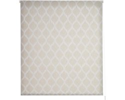 | rolgordijn in modern design | lichtdoorlatend gordijn | kleur | beige | 120 x 255 cm (B/H), stofgrootte 117 x 250 cm | rolgordijnen voor r