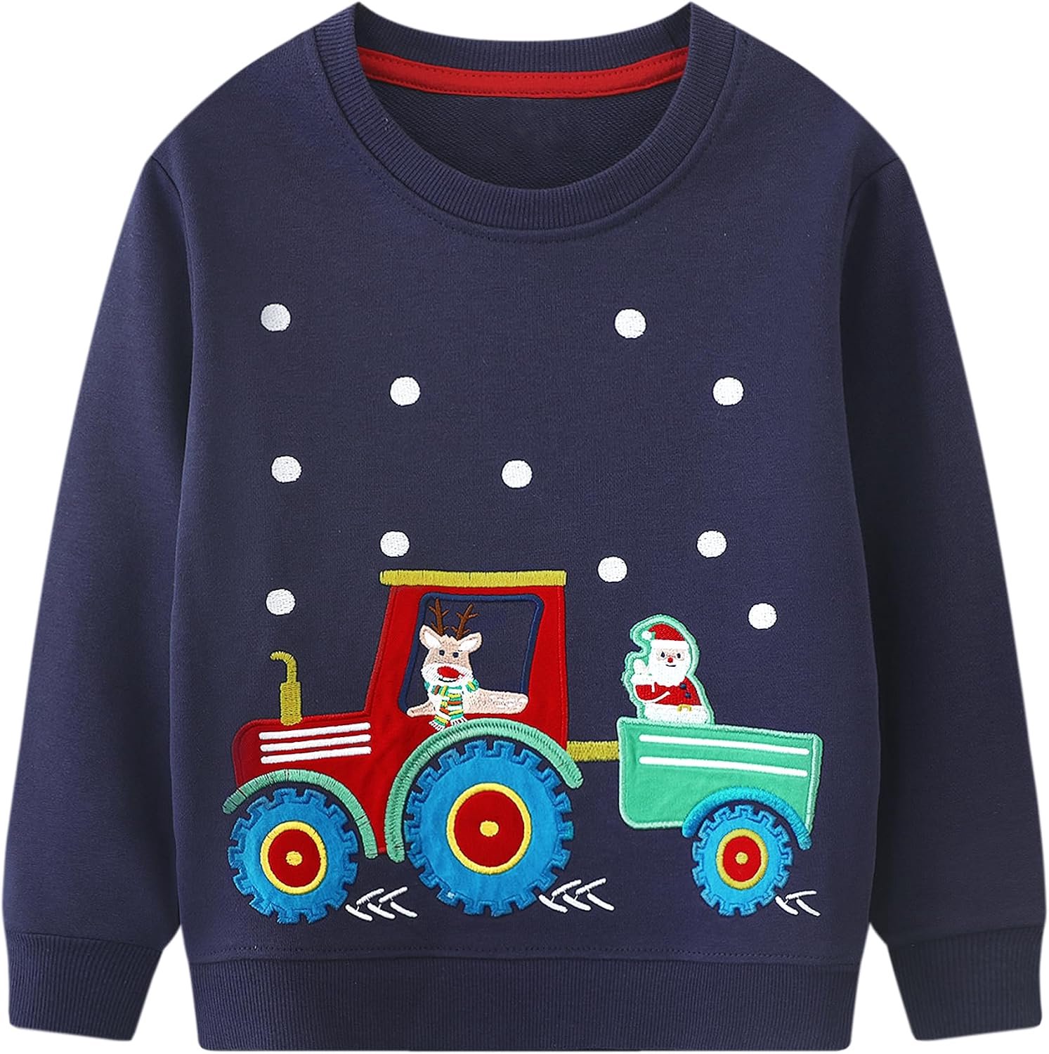 Sweatshirts Jongens Lange Mouw Trui Katoen Kids Dinosaurus Shirts Sport T-shirt Lange Mouw Shirt Activewear zonder Hoodie Warme Winter Lente Herfst Tops Tops 2-7 Jaar Maat 92-122