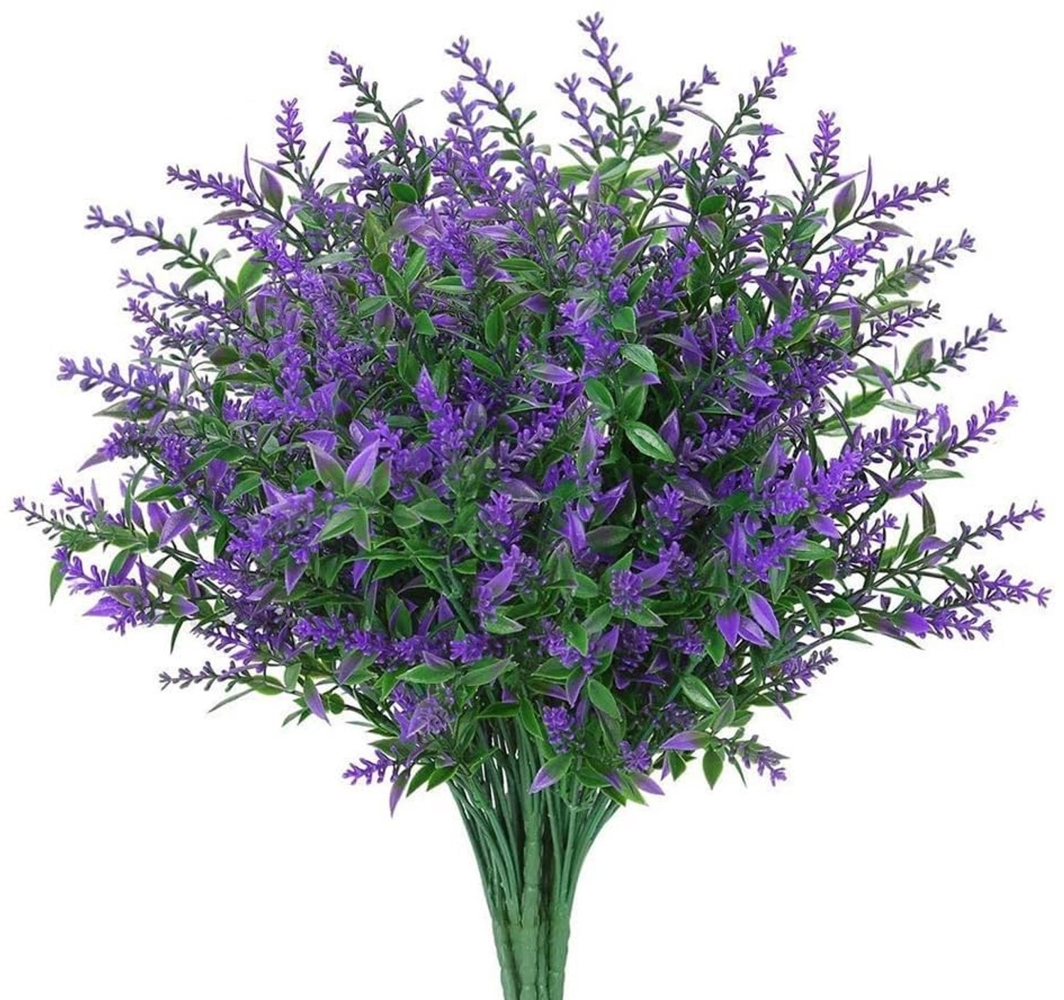 Lavendelboeket - Set van 5 kunstbloemen - UV-bestendig - Weerbestendig - Voor binnen/buiten - Hoogte 36 cm