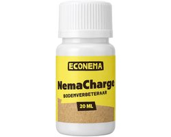 NemaCharge booster voor je aaltjes 20 ml | uitvloeier, tot 40% effectiever | tegen waterafstotende potgrond en droge grond | ± 40 m²