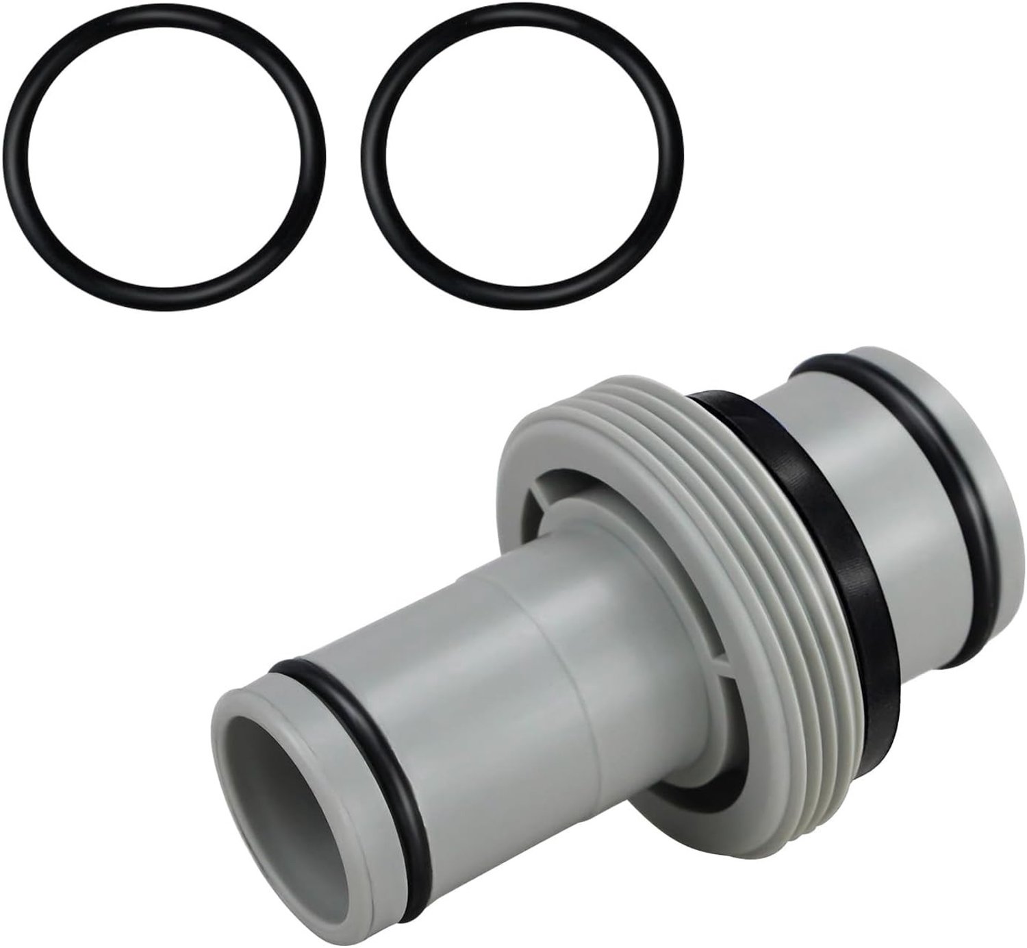 Verbindingsstuk voor zwembadslangen 32mm naar 38mm, 2-weg slangconnector, zwembadadapter voor diverse merken, verlengstuk voor zwembadslangen en accessoires