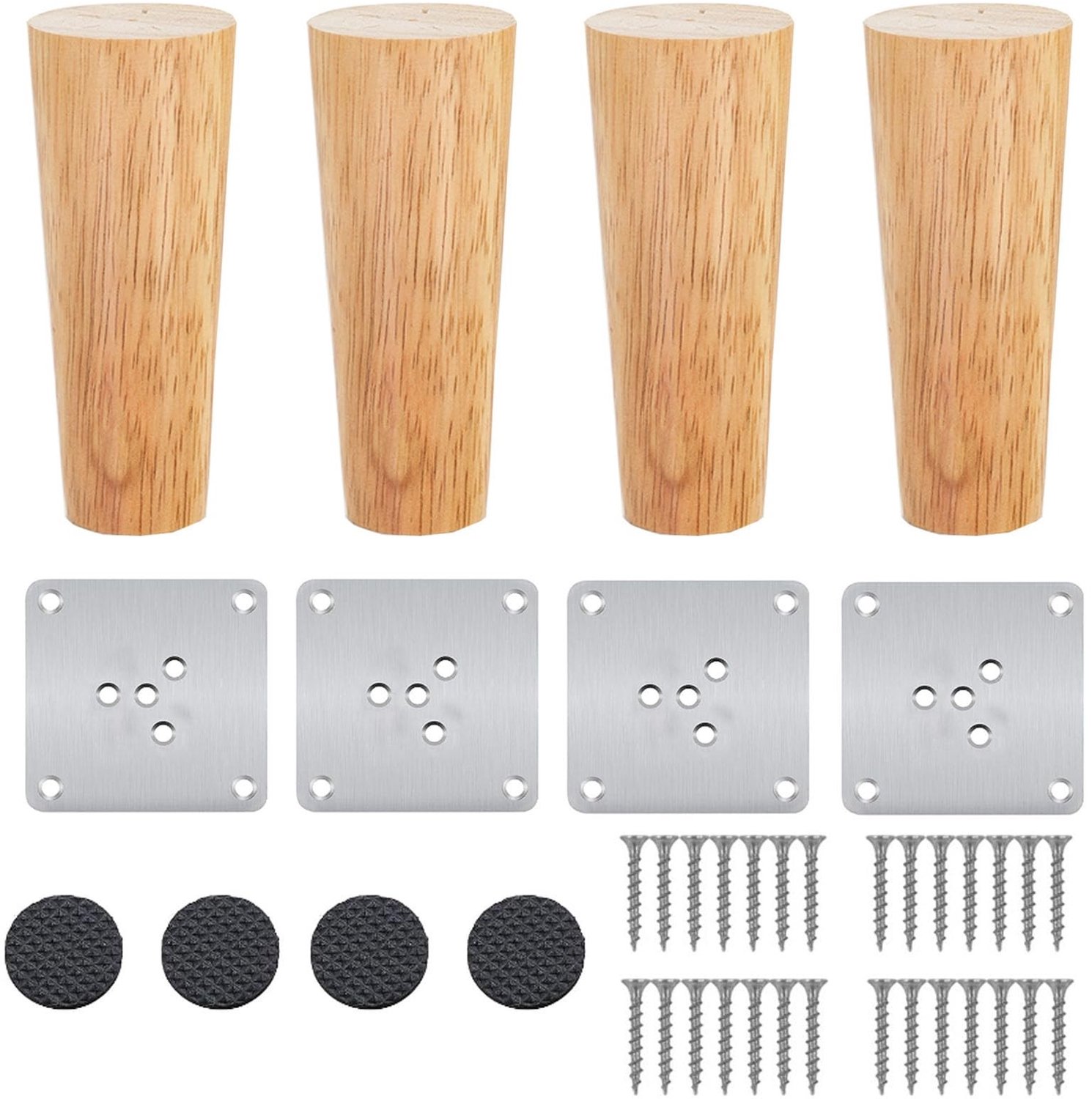 Houten Tafelpoten Set van 4 voor Meubels