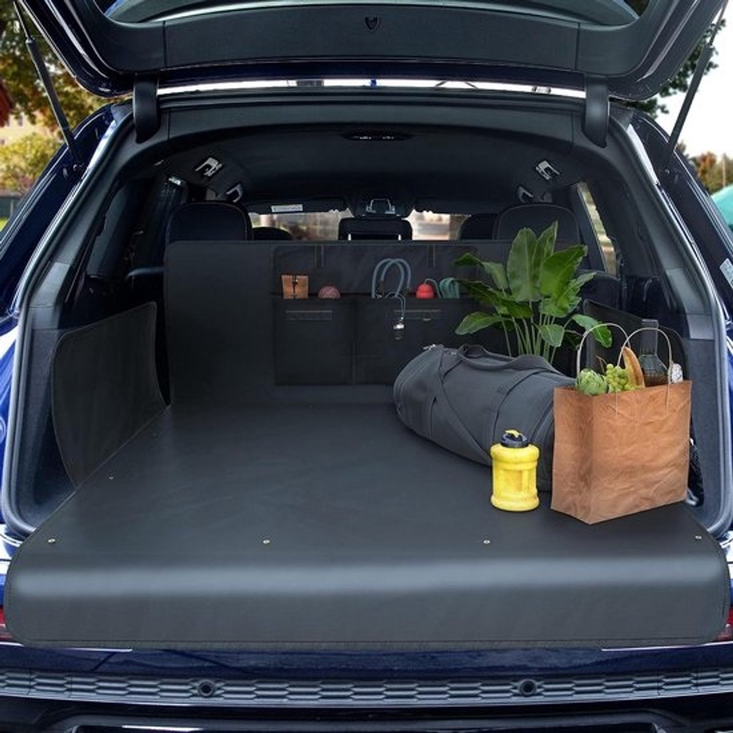Autobeschermhoes - Kofferbakmat voor hond - Reizen met huisdier - Waterdicht Oxford-materiaal - 185x105cm - Zwart