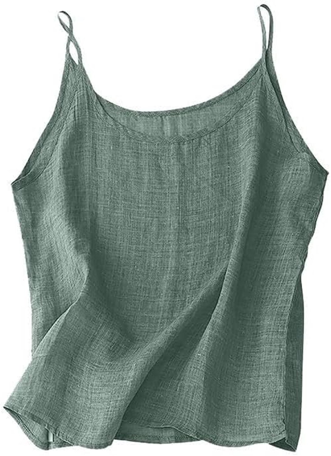Tanktop met zachte bandjes voor dames, ideaal voor thuis of in de vrije tijd, comfortabel en basic, ideaal voor alle seizoenen