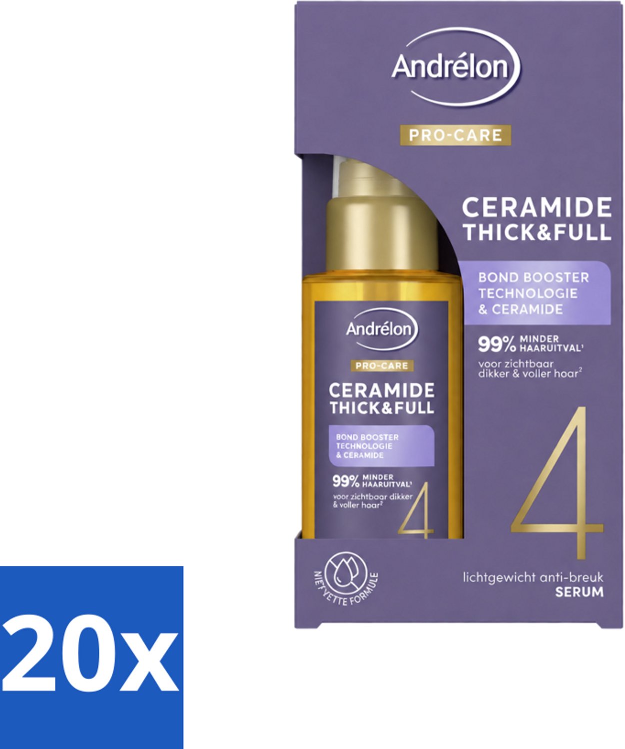 20 x Andrélon – Serum – Pro Care – 50 ml - Voordeelverpakking - 20 stuks
