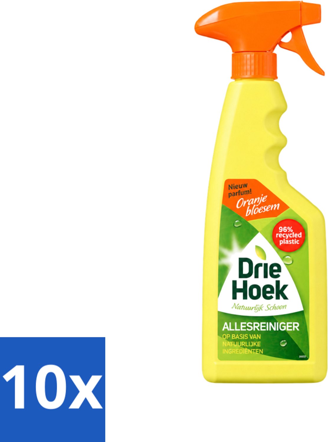 10 x Driehoek – Spray Allesreiniger – Oranjebloesem – 500 ml - Voordeelverpakking - 10 stuks