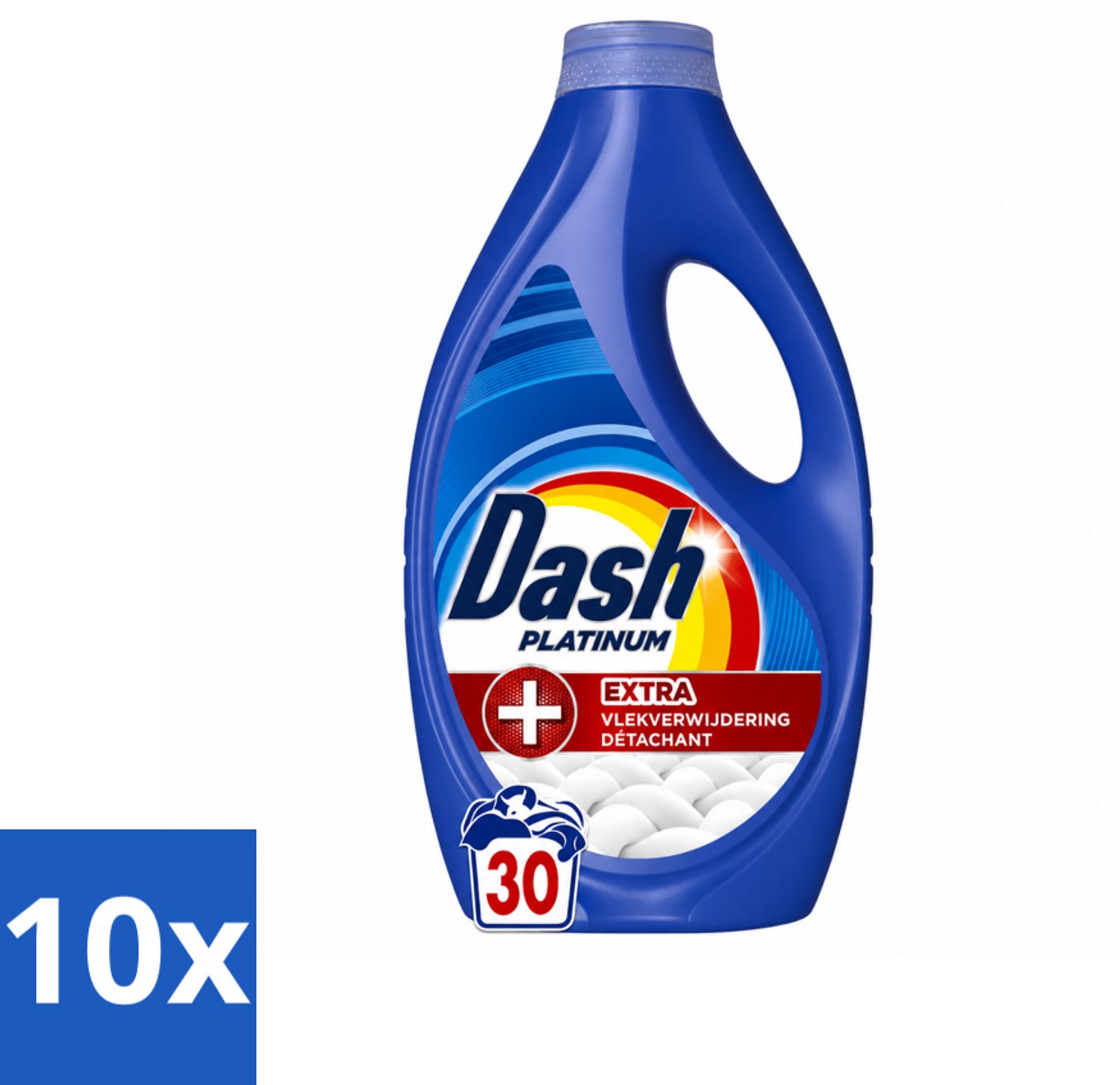 10 x Dash – Wasmiddel – Platinum – 1350 ml - Voordeelverpakking - 10 stuks