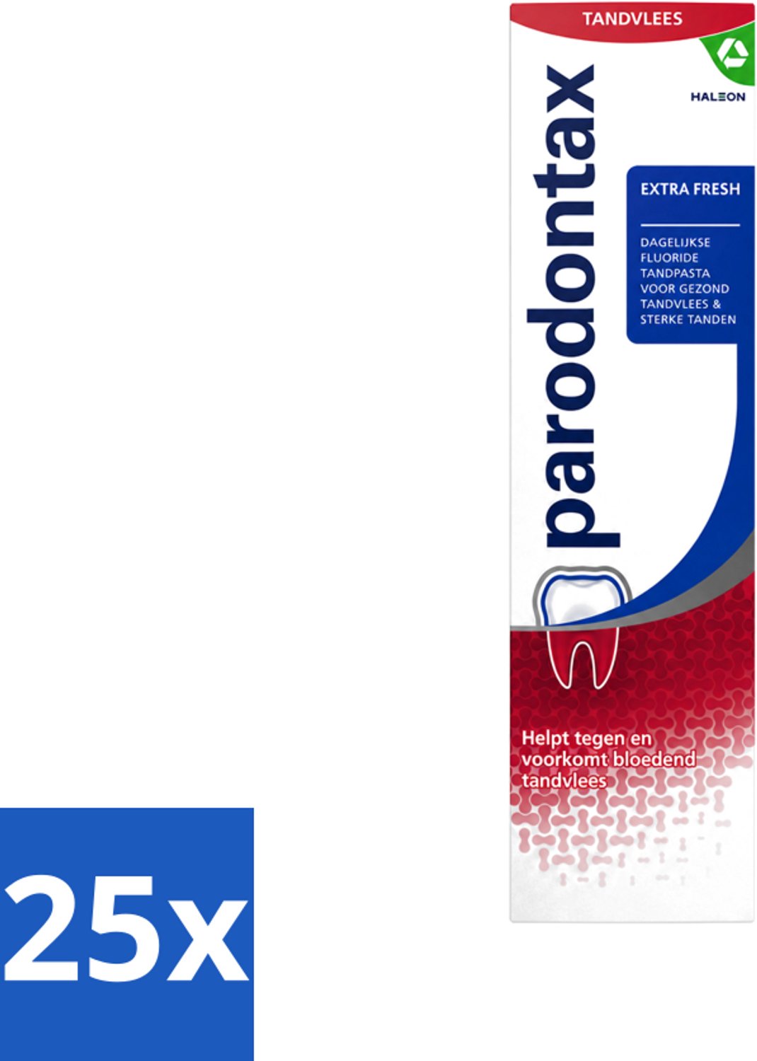 25 x Parodontax – Tandpasta – Extra Fresh – 75 ml - Voordeelverpakking - 25 stuks
