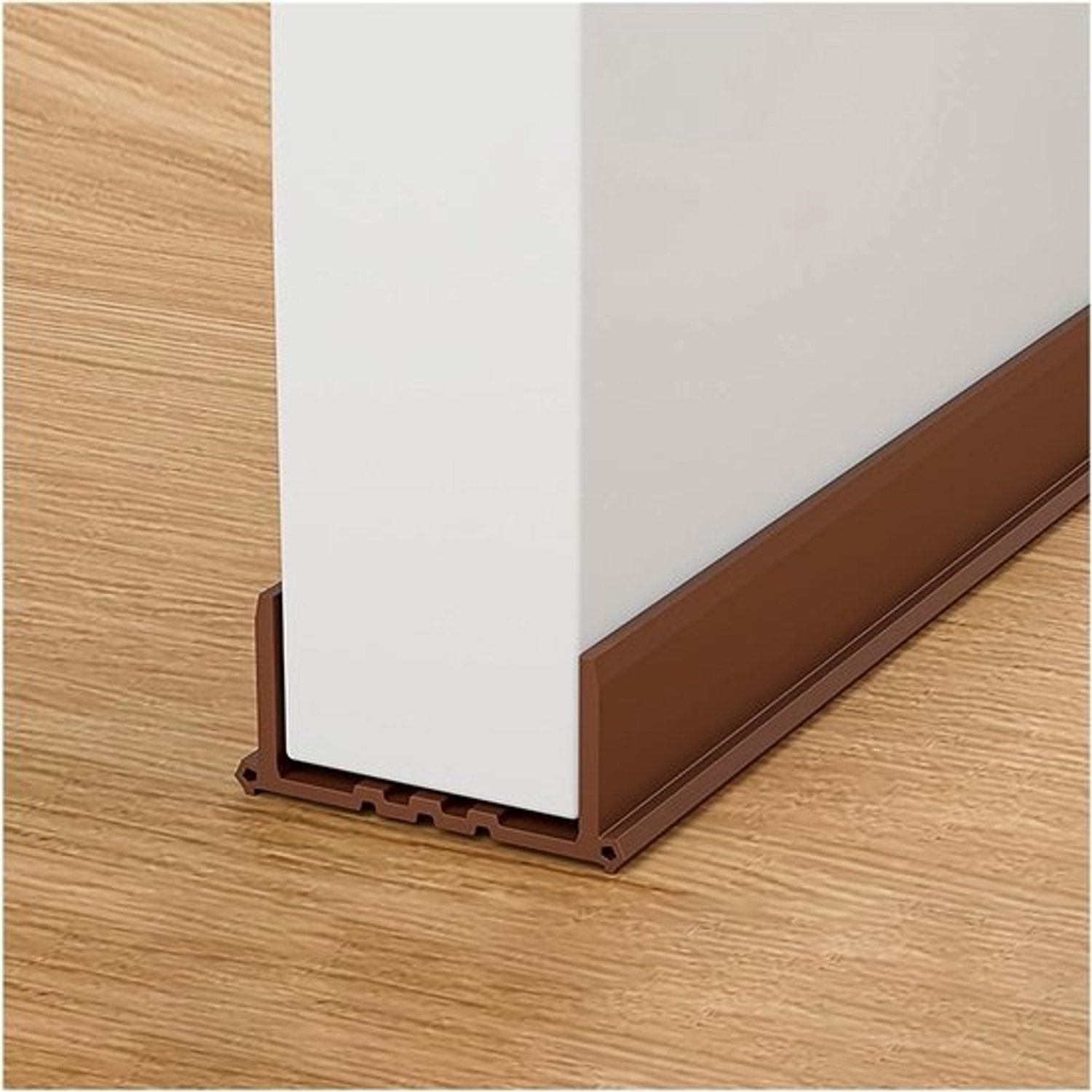 Deurtochtstopper PVC - Afdichtingsstrip voor onder de deur - Houdt tocht en stof tegen - Flexibel en op maat te knippen