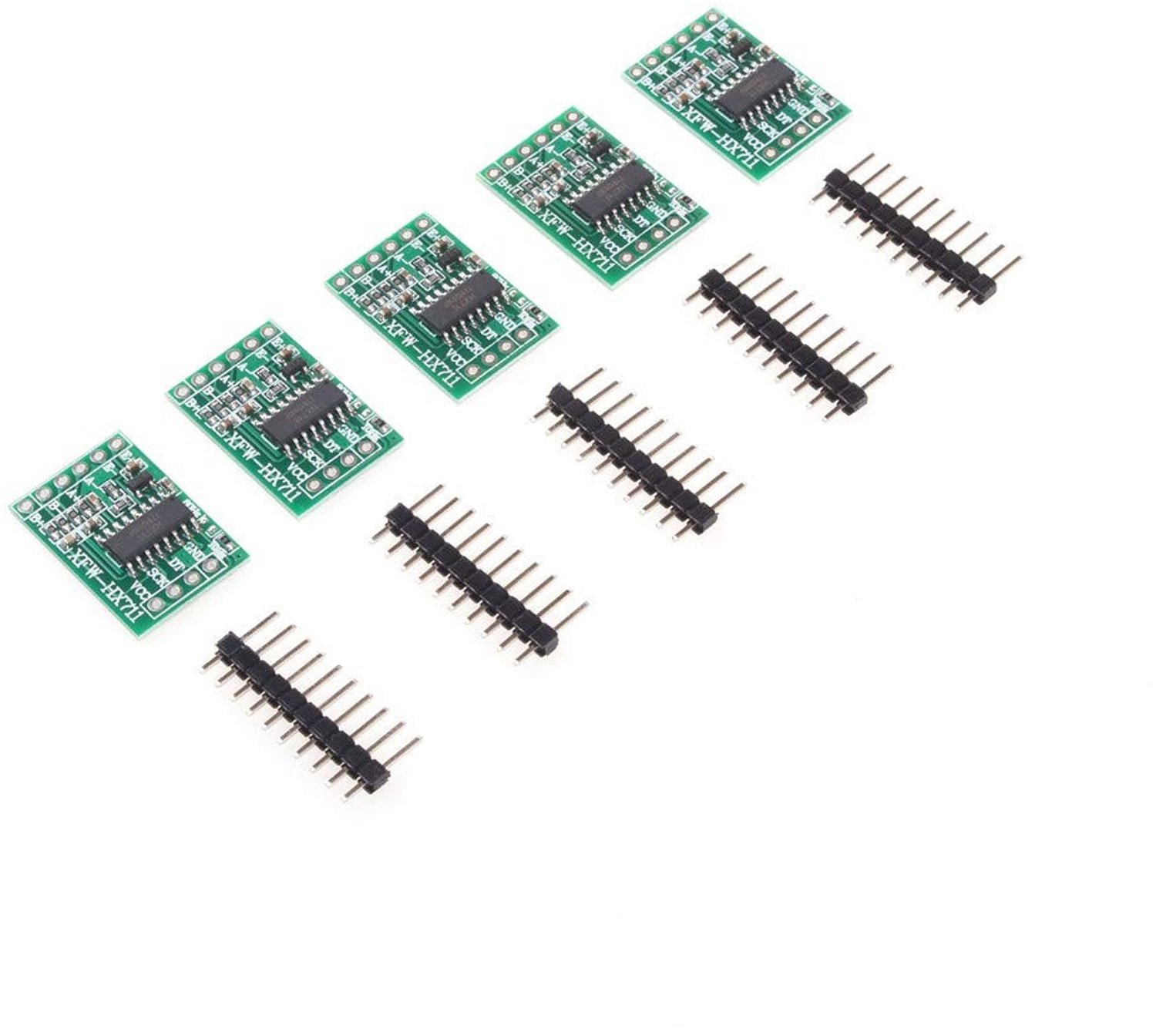 5-delige 24 bit HX711 gewichtssensor en druksensor evaluatiemodule voor elektronische toepassingen
