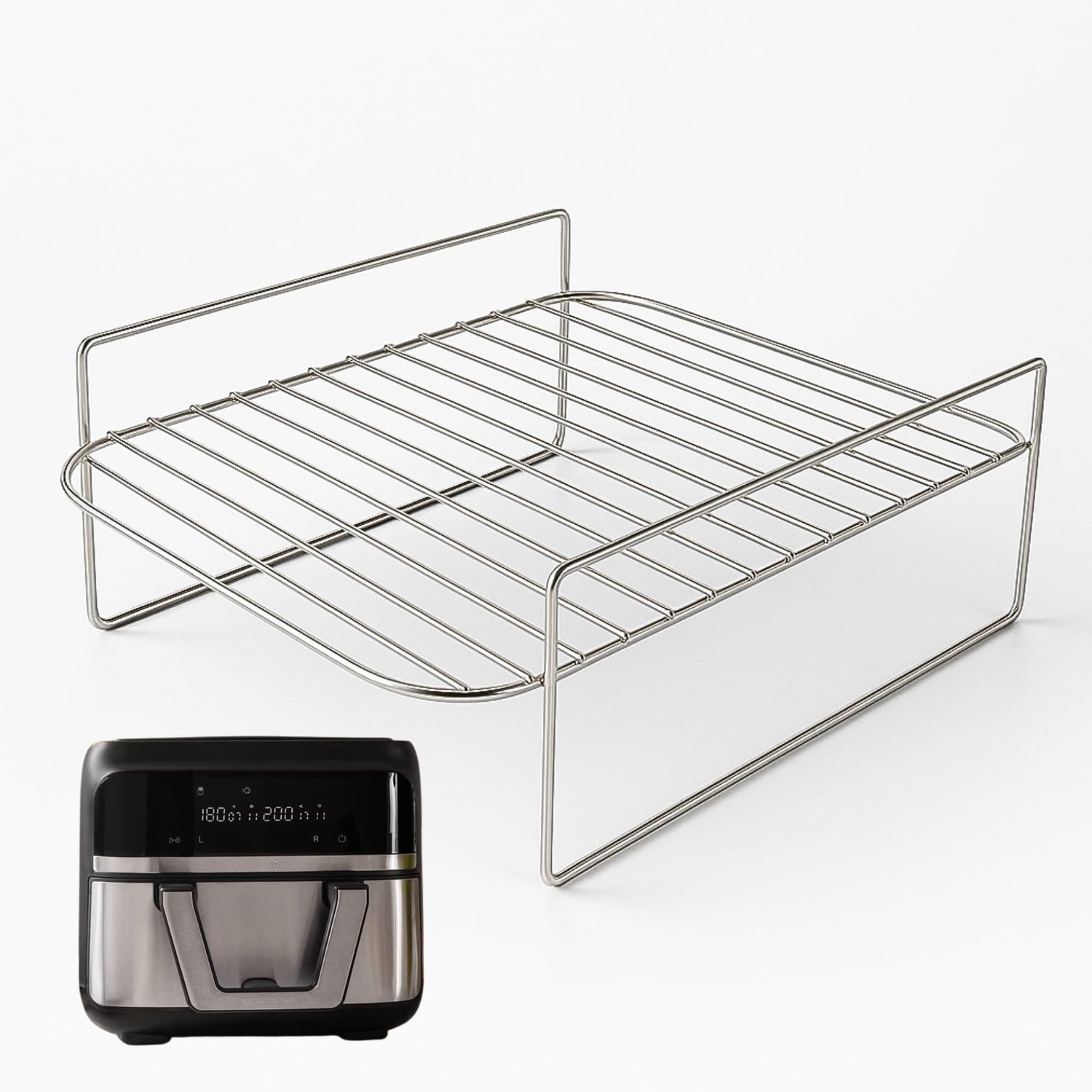 Airfryer Rooster - Dubbele Hoogte - 29 x 20 cm