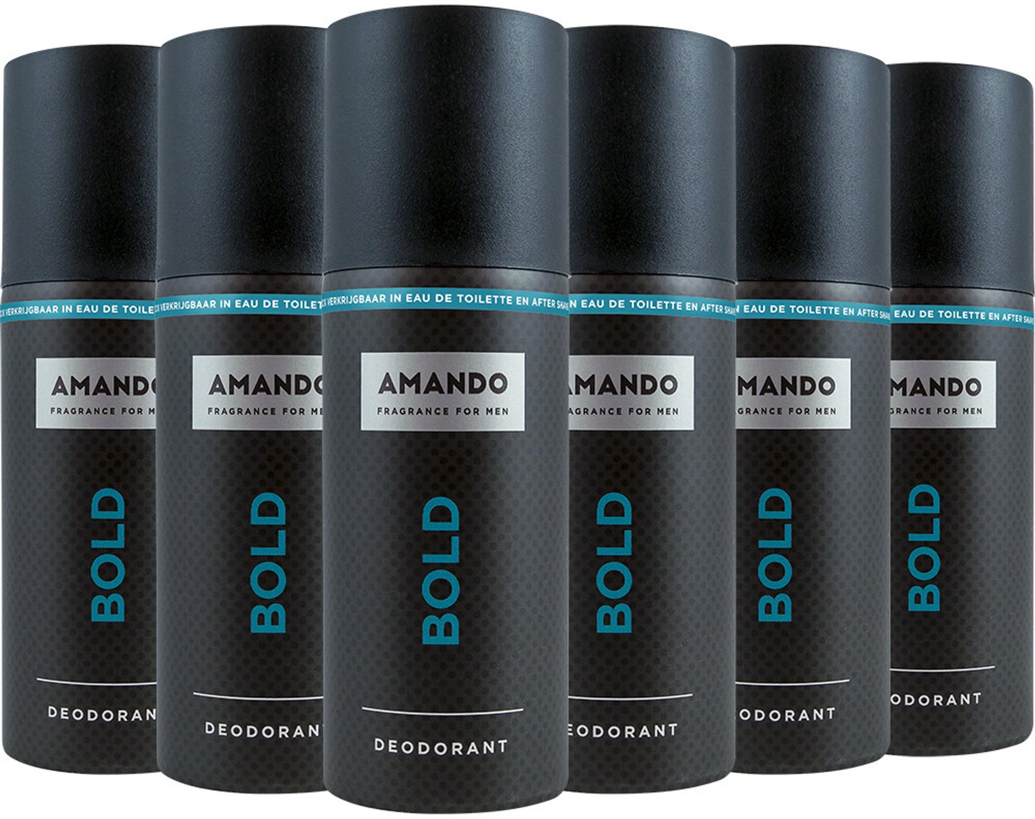 Amando Bold Deodorant Spray - 150 ml - 6 Stuks Voordeelverpakking