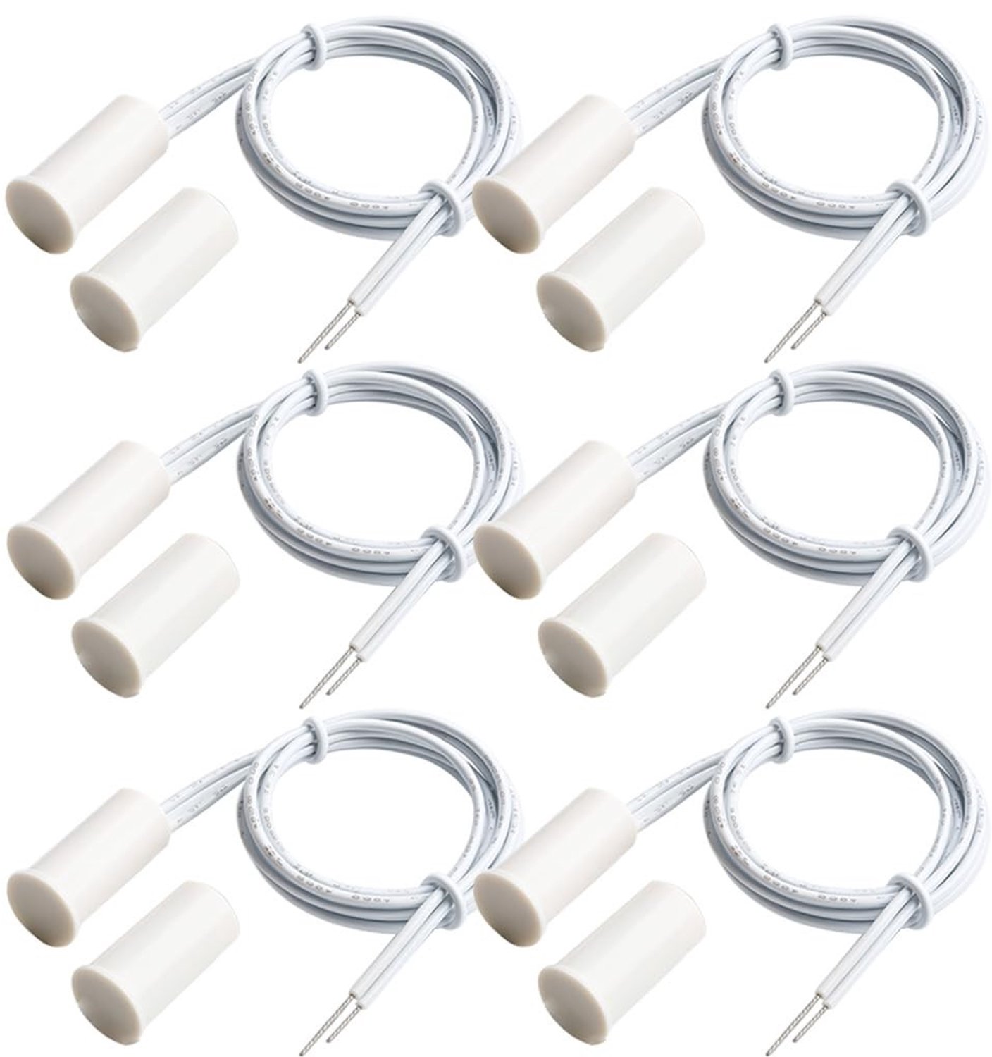 6 Stuks Magnetische Deursensoren voor Beveiliging