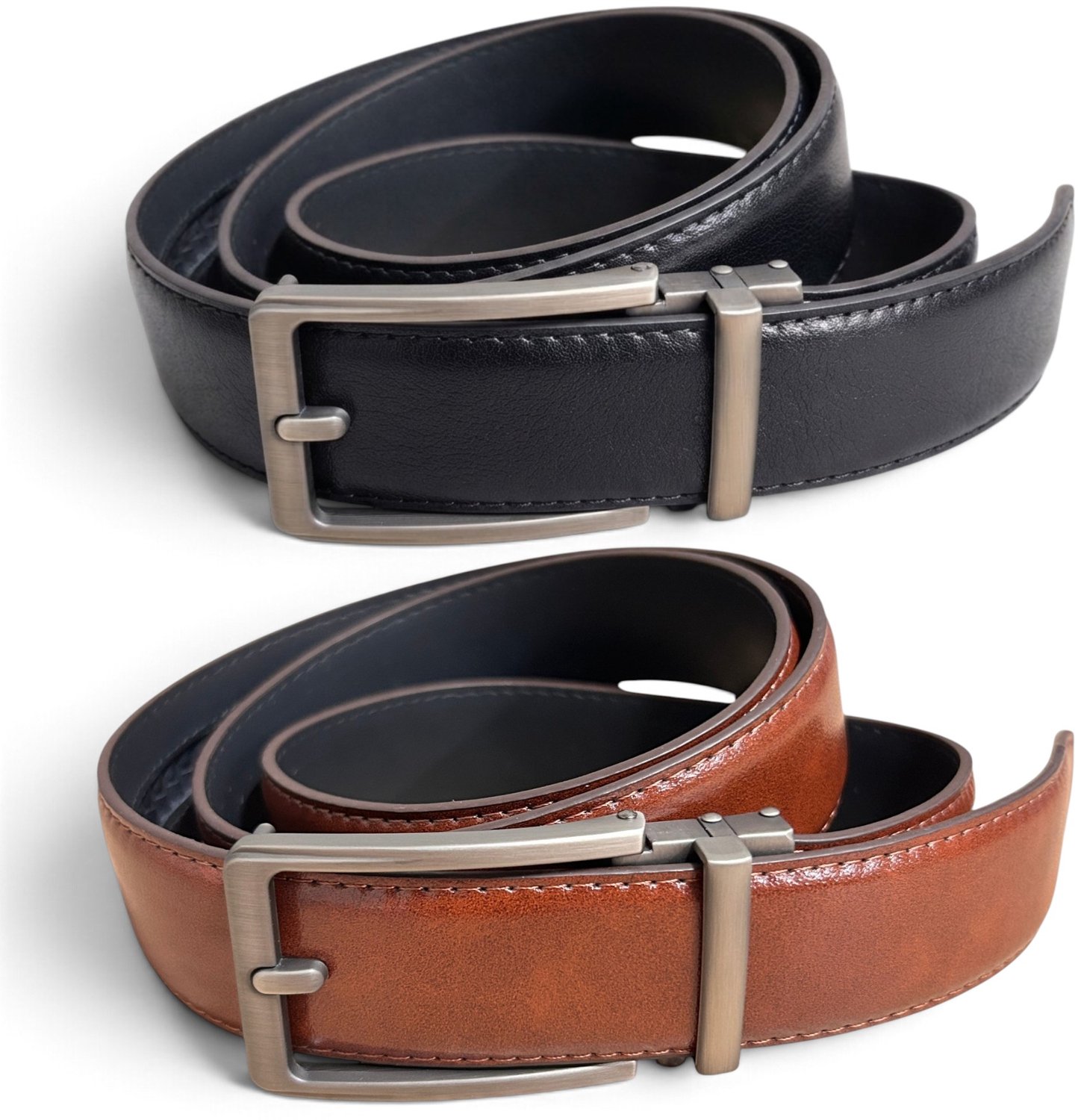 Safekeepers Luxe Automatische Riemen Set – 2-Pack - riem heren - PU Vegan- 3.5 cm breed - 95