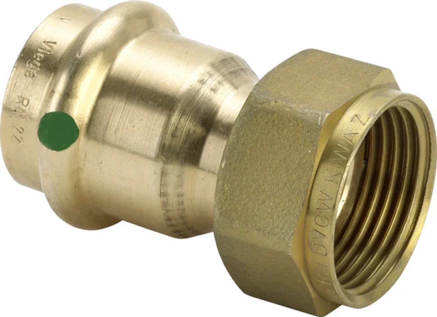 Viega Sanpress-aansluitkoppeling met SC-Contur brons of siliciumbrons, model 2263 d: 14 G: ¾, 444150