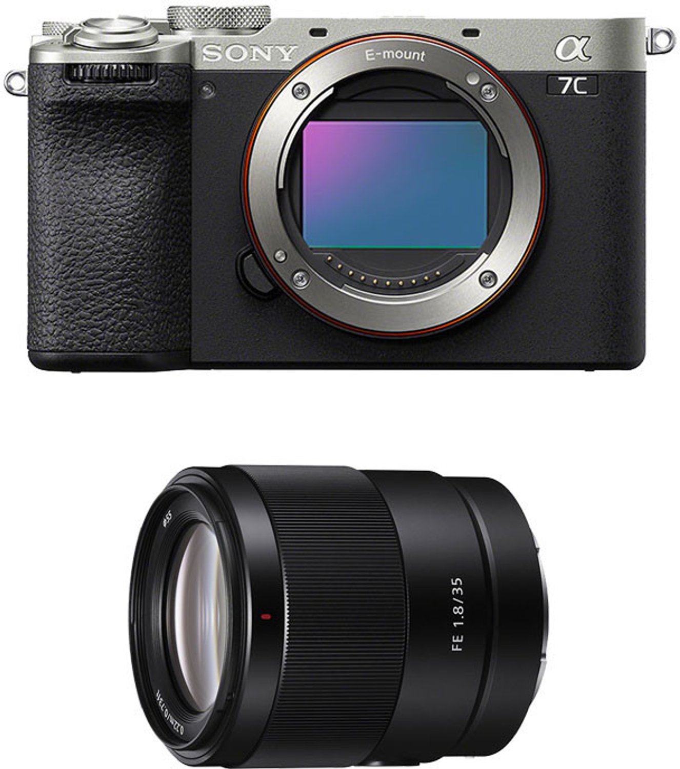 SONY ALPHA 7C II Silber + FE 35mm f/1.8