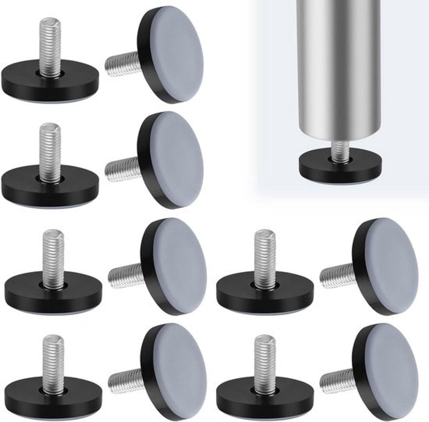 Teflon meubelglijders - Stelvoeten en vloerbeschermers - Meubels verplaatsen - Extra groot steunvlak - 35 mm - Blauw