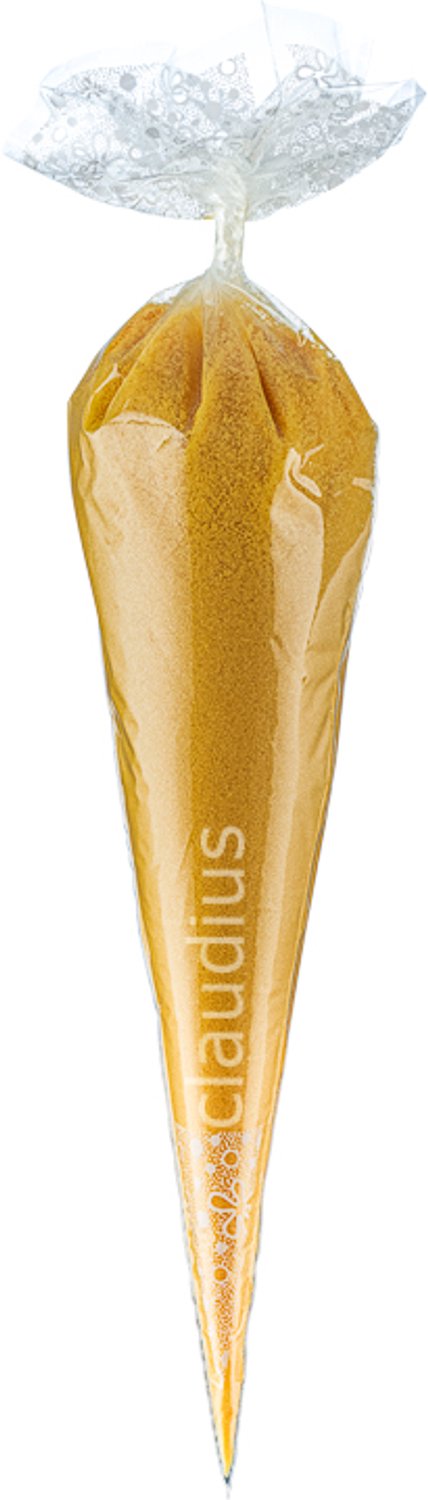 Claudius Scrubzout Appel-Kaneel - 500 gram in puntzak wit - set van 6 stuks - Hydraterende Lichaamsscrub - Body Scrub