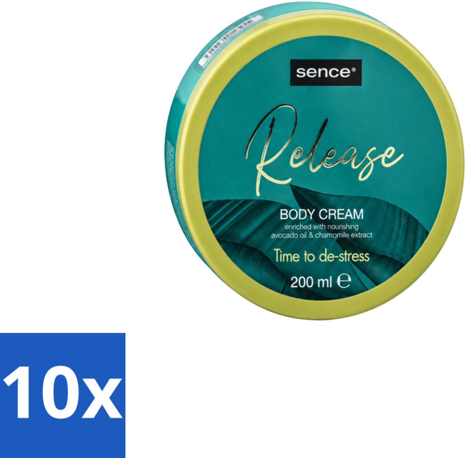 10 x Sence - Release - Bodycrème - Wellness - 200 ml - Voordeelverpakking - 10 stuks