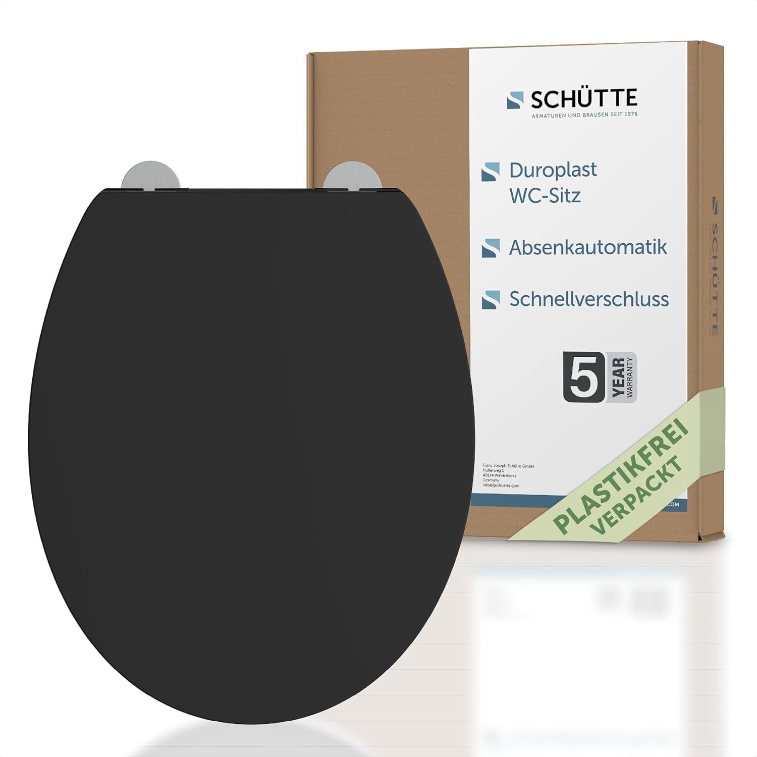 Merkloos Slim Toiletbril met Soft-Close & Makkelijke Installatie