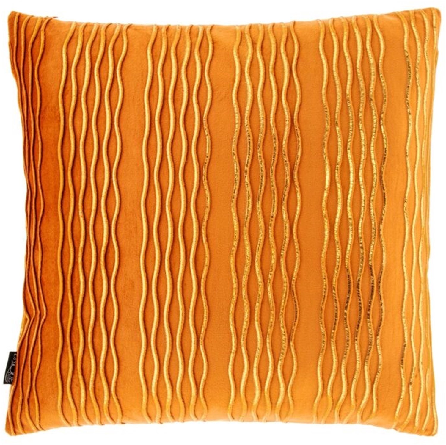 Unique Living Sierkussen Hilke - orange flame - 45x45cm Oranje