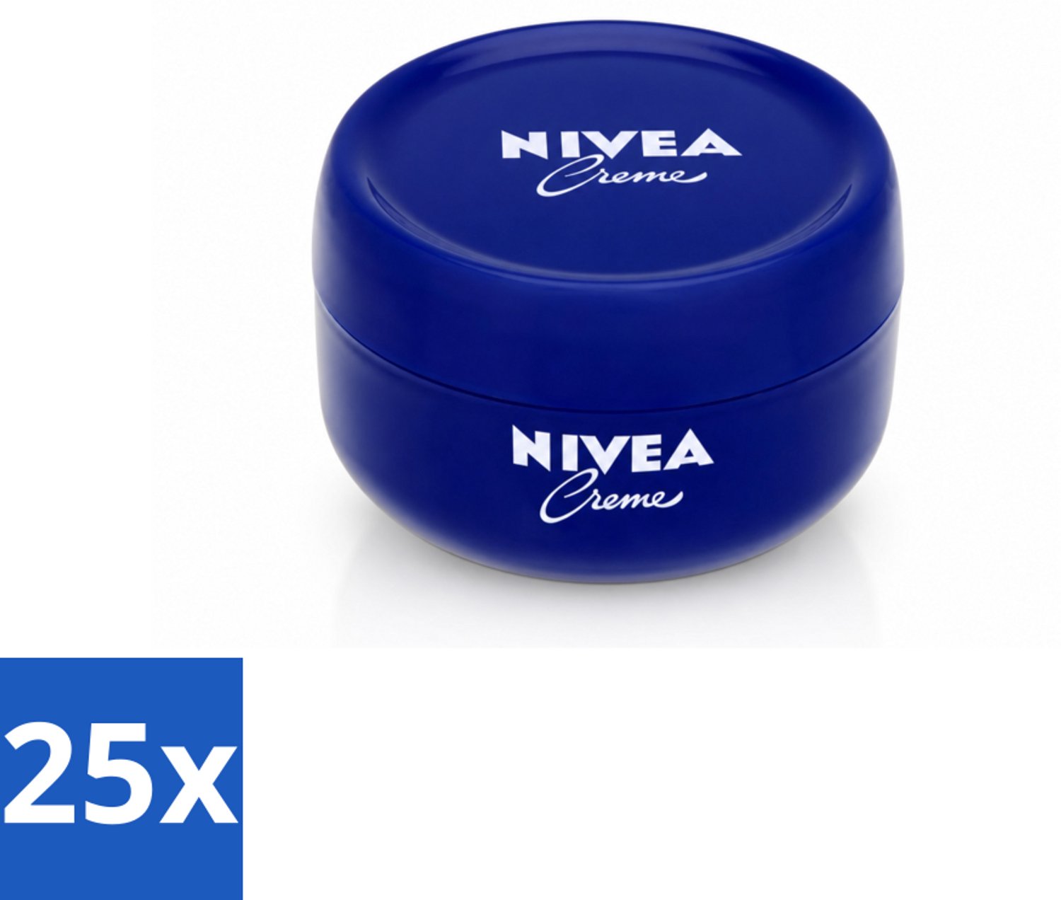 25 x NIVEA - Crème - Pot - Verzorgend - Droge Huid - Hydraterend - 200 ml - Voordeelverpakking - 25 stuks