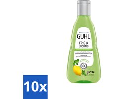 Guhl 10 x - Shampoo - Fris & Luchtig - 250 ml - - 10 - 10 stuks