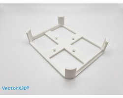 Muurbeugel geschikt voor Ubiquiti Unify USW Flex Mini 2.5G-5 netwerk switch Wandhouder | Stevige Muur Beugel | Wall Mount Houder - Inclusief Bevestigingsmateriaal - VectorX3D®